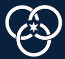 Interlocking rings on our crest