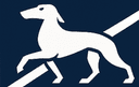 The greyhound on our crest